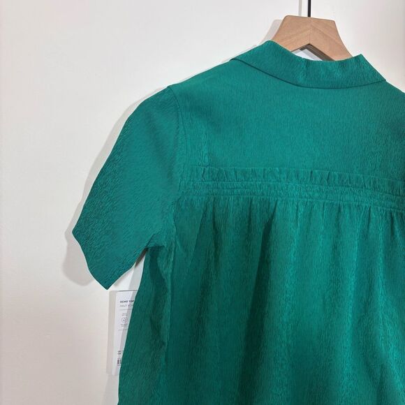 Athleta Echo Top NEW with tags Size XXS Textured Green - Picture 8 of 13